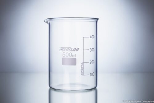 Cốc có mỏ thấp thành thủy tinh MEDILAB