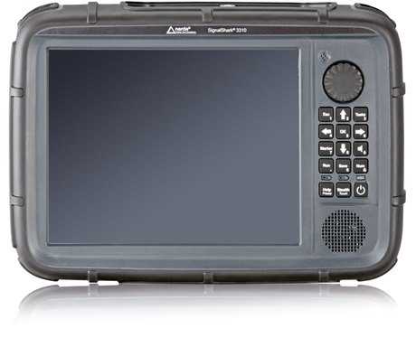 SignalShark 3310 cầm tay, mặt trước